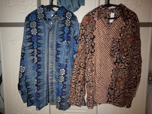 Sellyshop Kemeja Batik Toraja Prada Foil Model Klep Intip(real Pict)