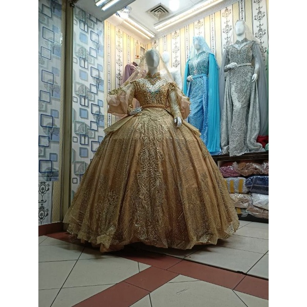 gown pengantin barby