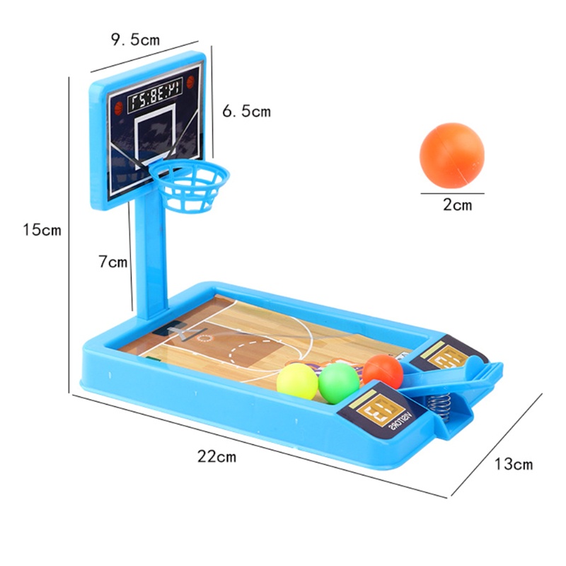 Mary Set Game Shooting Hoop Basket Mini Rakit Dengan Bola-Bola Untuk Desktop Indoor