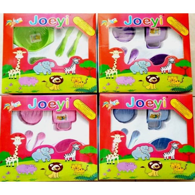 NEW !! JAYJAY FEEDING SET - SET PERALATAN MAKAN BAYI BPA FREE