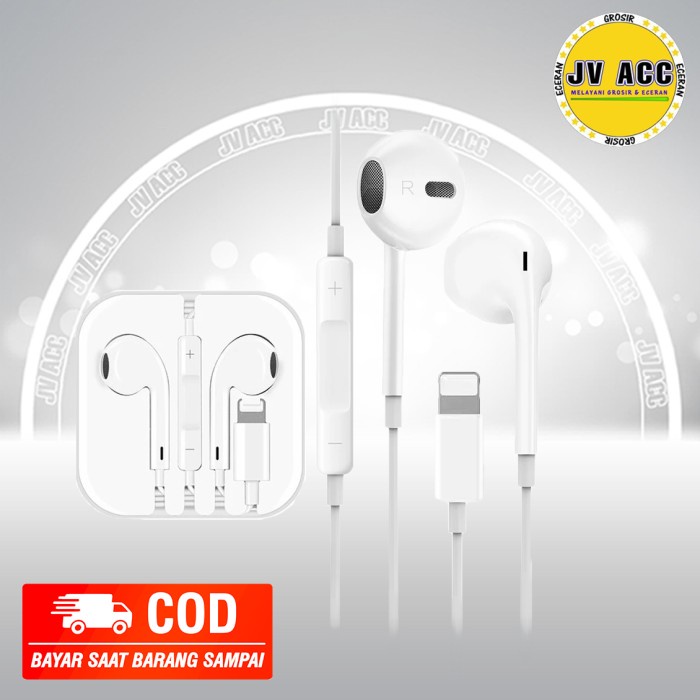 Hedset BLUETOOTH IPHONE 7 8 X XR XS MAX PACK MIKA PACKING MIKA Terbaru Handsfree Bisa COD Henset Had