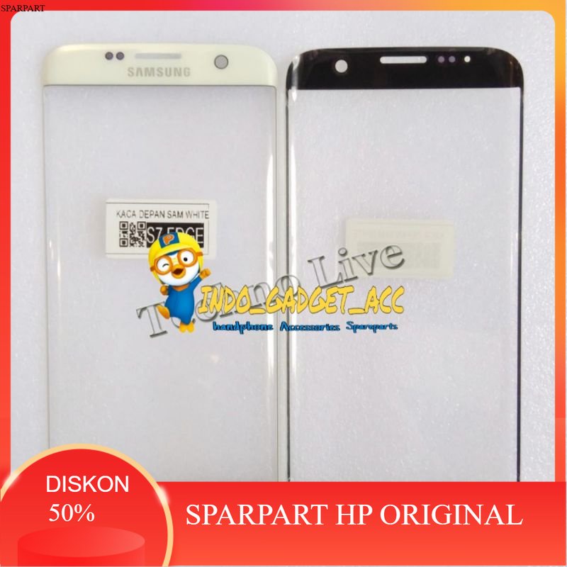 KACA DEPAN KACA LCD KACA TOUCHSCREEN SAMSUNG GALAXY S7 EDGE G935