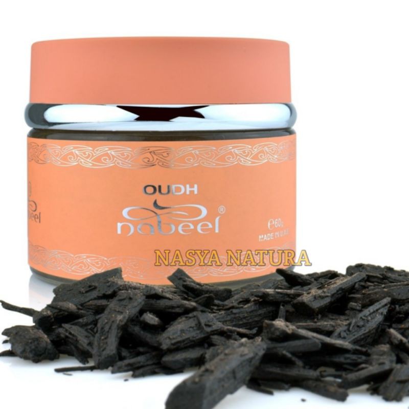 Bakhoor Oudh Nabeel Oud Nabel Buhur Bukhur Nabil Dupa Kayu Gahru Arab 60 Gram