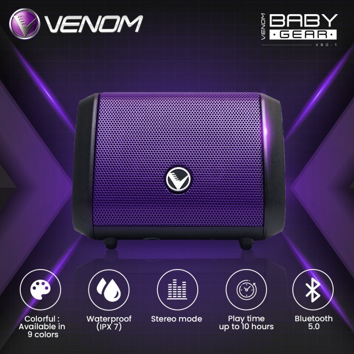 Venom Baby Gear Vbg-1 Speaker Bluetooth