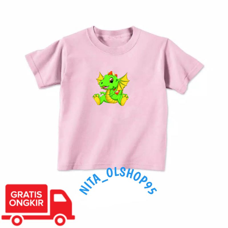 baju anak karakter lucu, baju anak dino , baju anak terlaris terbaru