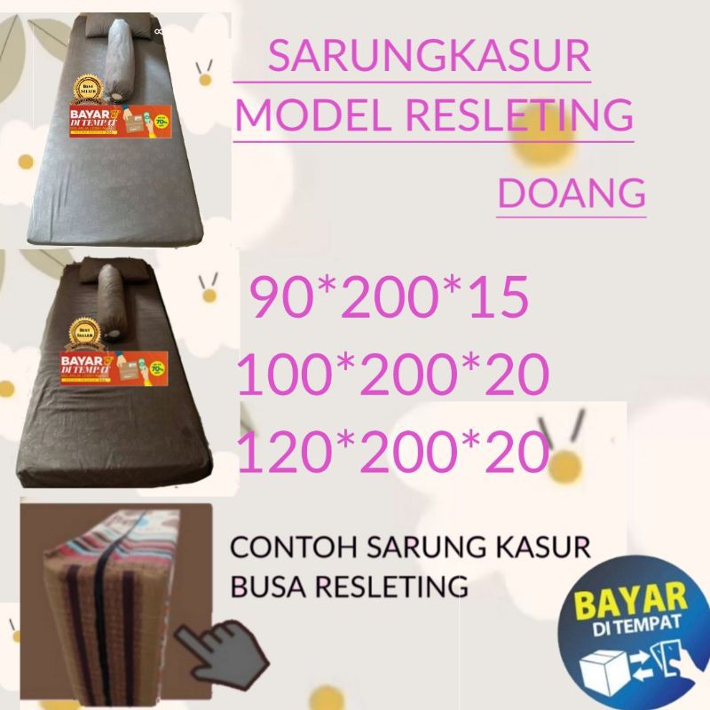 SARUNGKASUR SPREI RESLETING UKURAN 90,100,120,140,150,160,180,200 ( *200*15 )