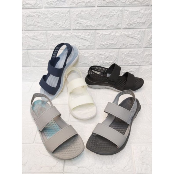 sandal crocs literide tali / crocs literide/ sandal wanita literide
