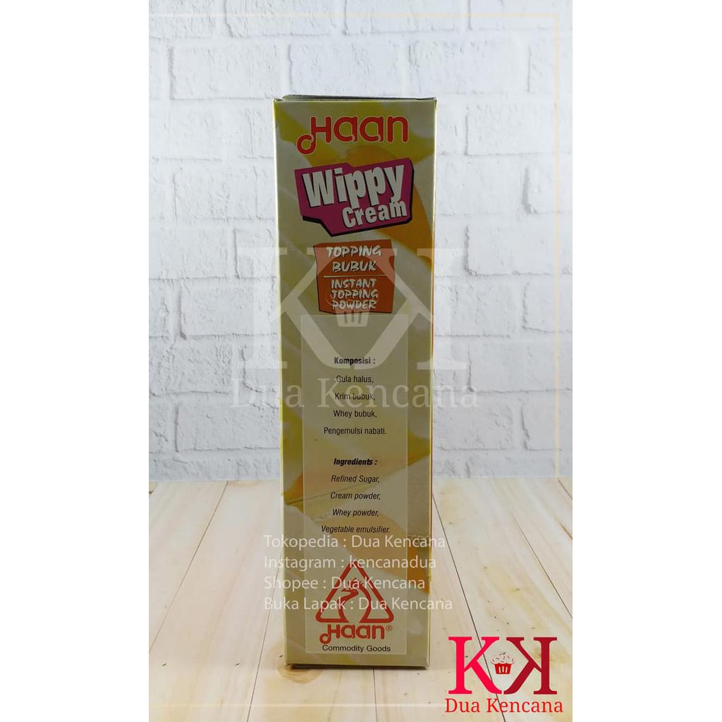 

HAAN WIPPY WHIPPY CREAM TOPPING BUBUK INSTANT TOPPING POWDER 400GR