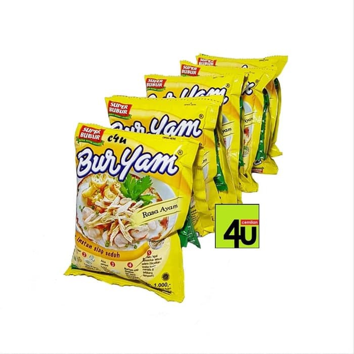 Jual Super Bubur Buryam Rasa Ayam 1 Renceng Isi 10 Sachet Super Bubur