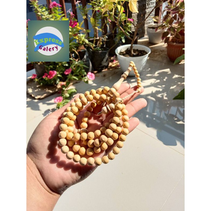 tasbih muslim kayu Cendana Kupang asli A14