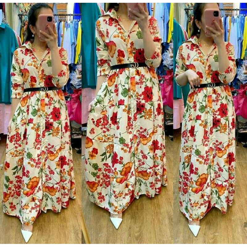 DRESS ZARA NAGITA MAXI OUTER