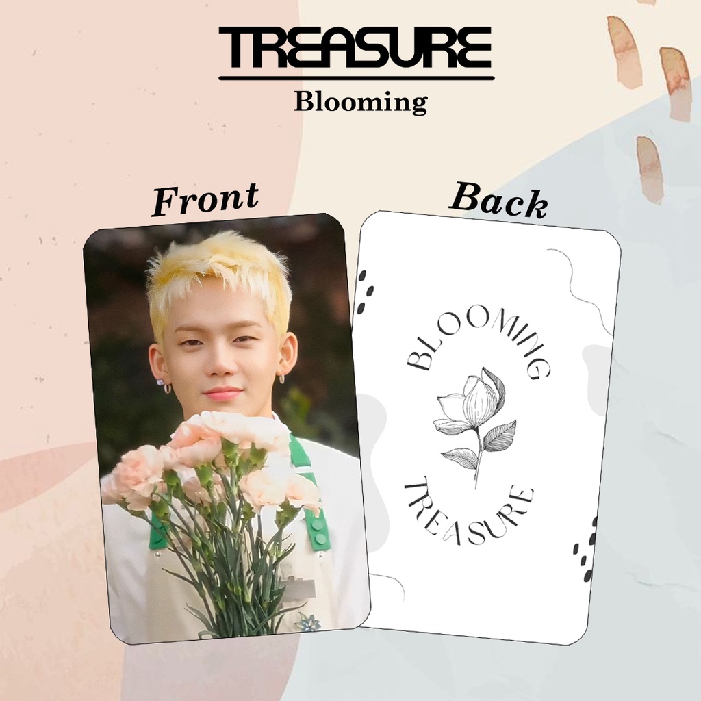 PHOTOCARD TREASURE - BLOOMING (UNOFFICIAL)