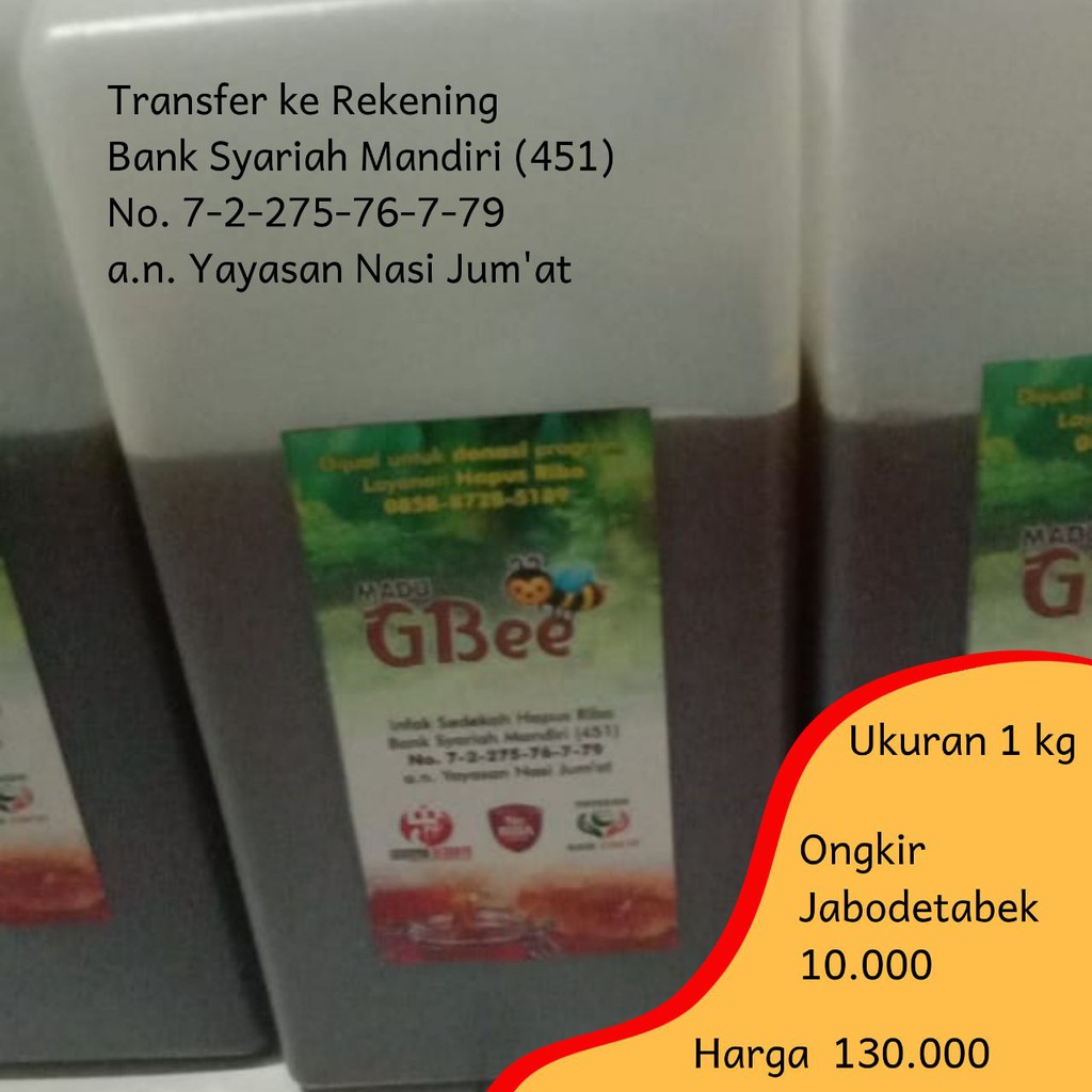 

Madu Gbee 1 kg