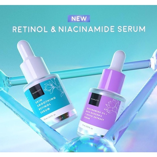 Scarlett Whitening Serum - Niacinamide 5% Beta Glucan 7 Phyto Extract Serum - Skin Smoothing Retinol Serum