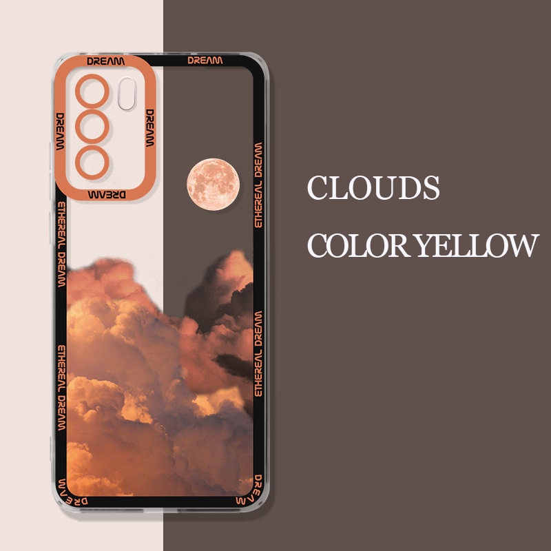 Soft Case Transparan Motif Matahari Terbenam Untuk Huawei Y7A Nova 5T 3i Y7 Pro Y9S Y9 Prime 2019 P20 P30 Lite P40