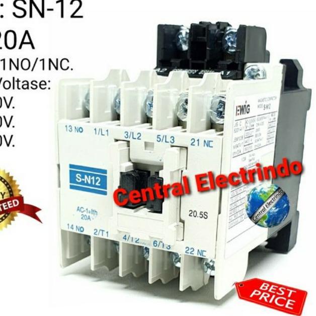 ♥ Magnetic Contactor SN-12 AC 220V EWIG. ♠