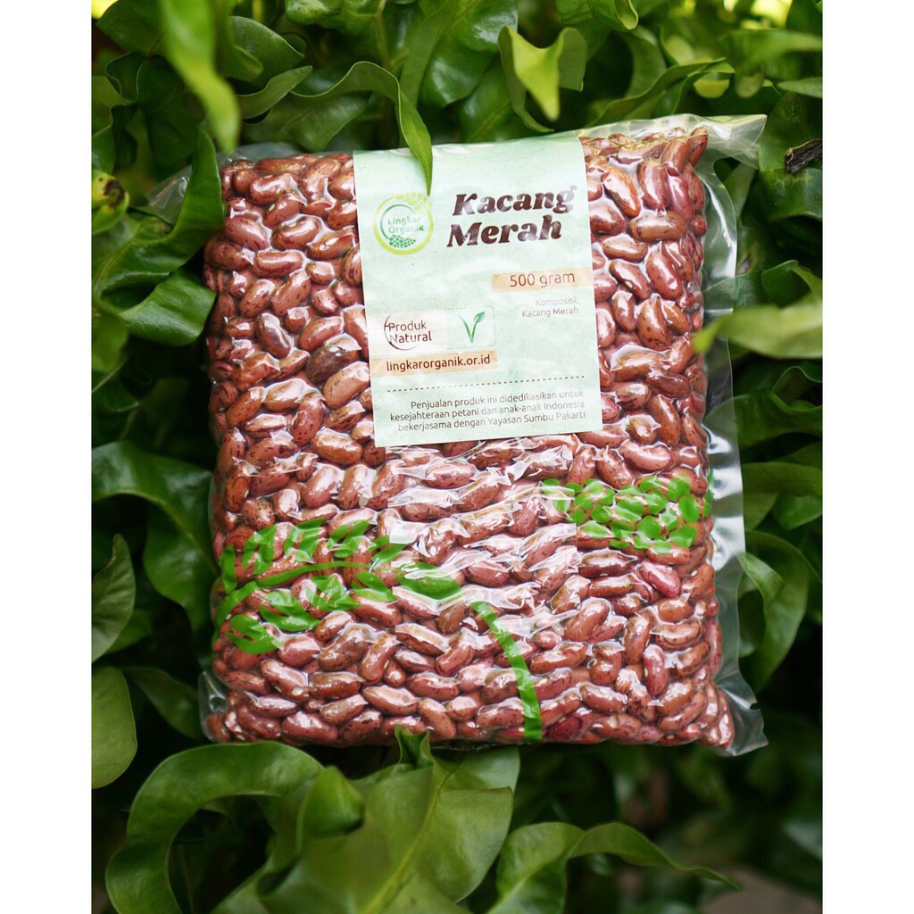 Kacang Merah Mentah Lingkar Organik 500gr