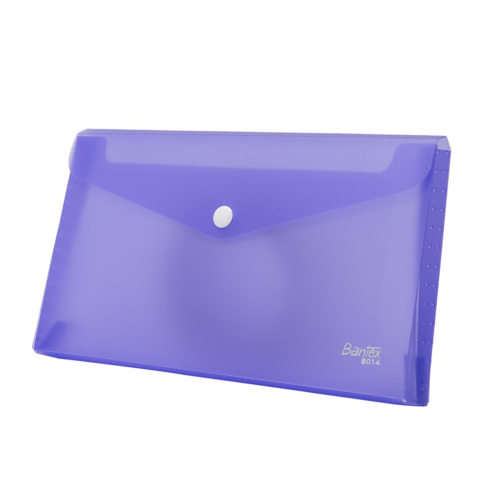 

[Zada] Bantex Poly Wallet For Cheque (2 Divider) Lilac 8014 21