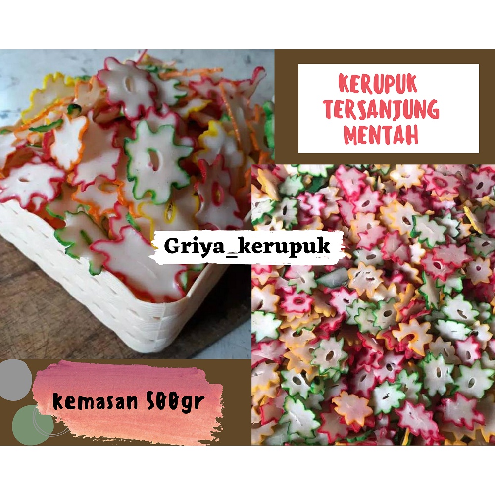 

kerupuk bawang mentah tersanjung 500gr