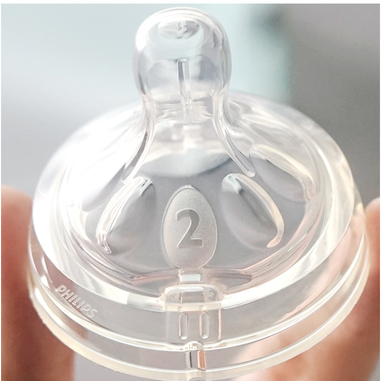 Avent Dot Botol Susu Bayi Pengganti Bahan Silikon BPA free 0 / 1 / 2 / 3 / 4 Lubang