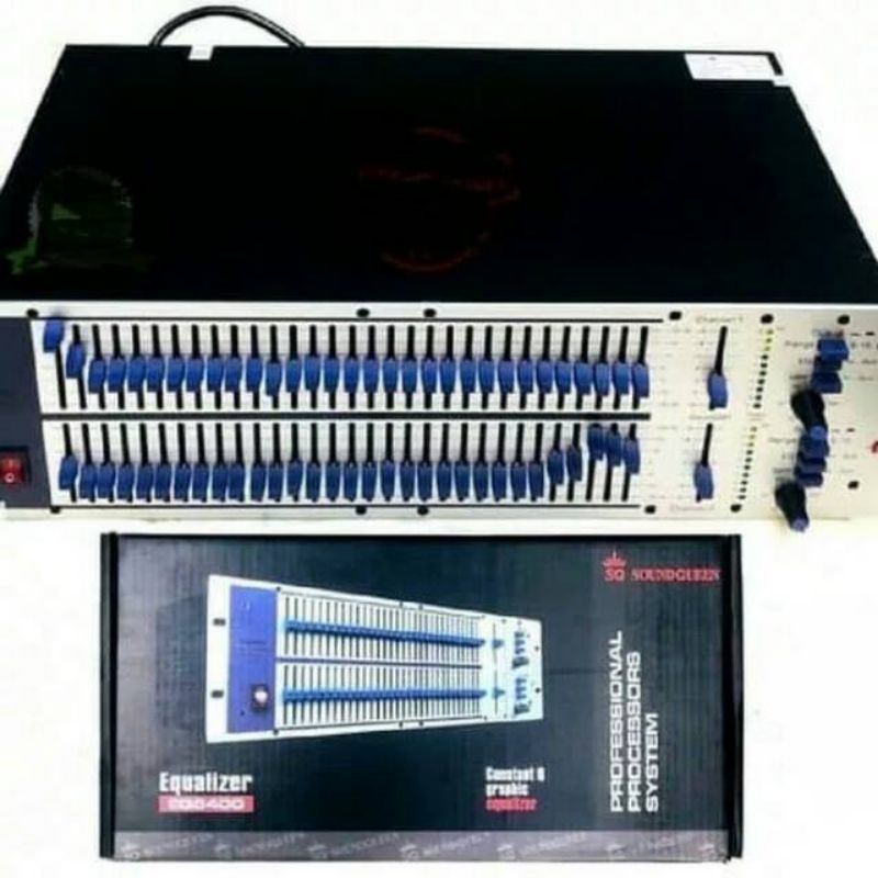 EQUALIZER SOUNDQUEEN SQ EQ 6400 ORIGINAL TERMURAH GARANSI RRSMI