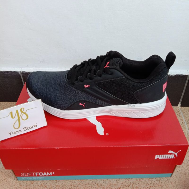 [Original] Sepatu Running Puma Nrgy Comet Black-Ignite Pink.