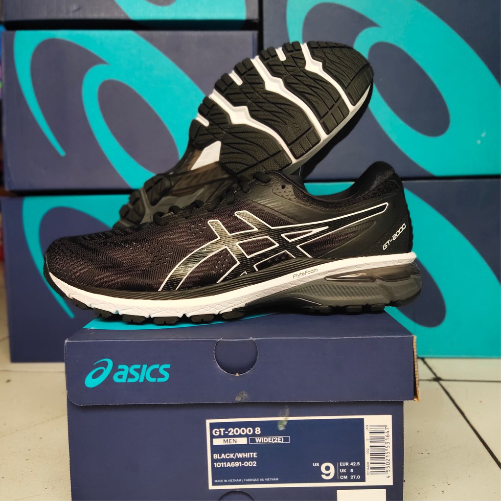 Sepatu voli badminton asics GT-2000 8 MEN black original