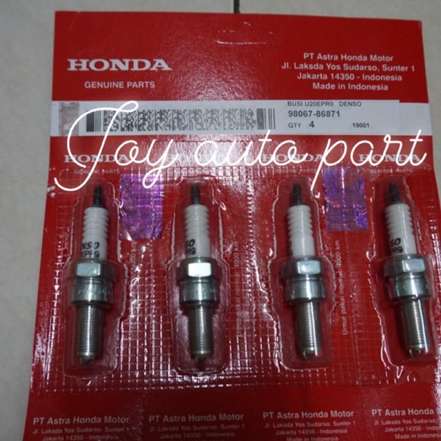 Busi AHM Press U20 EPR9 Honda Supra X 125  Beat Fi