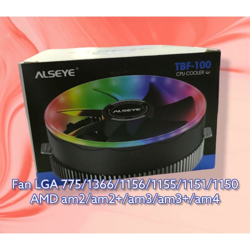 FAN LGA INTEL 775/1366/1156/1155/1151/1150 original alseye TBF-100