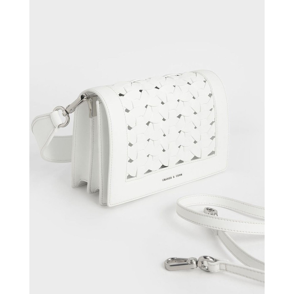 CnK CK Woven Anyam Shoulder White