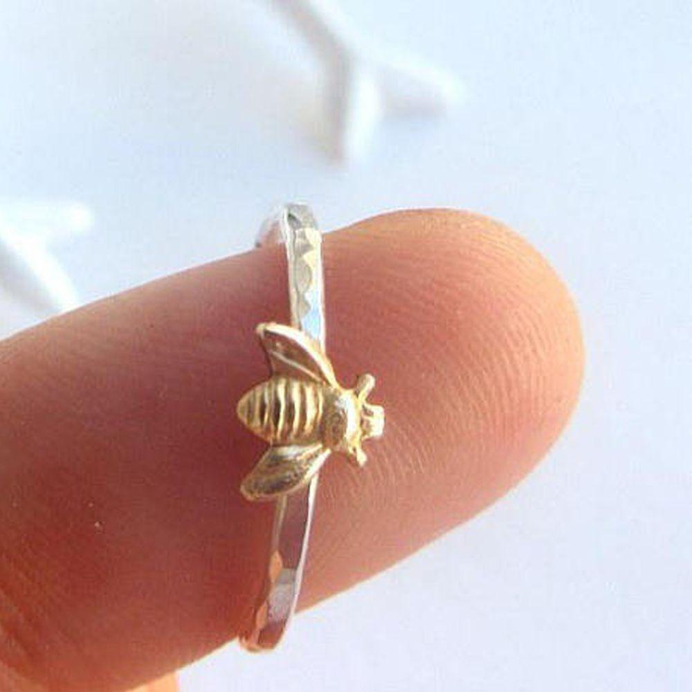 Lily Bee Finger Cincin Wanita Lady Cute Charm Pesona Perhiasan