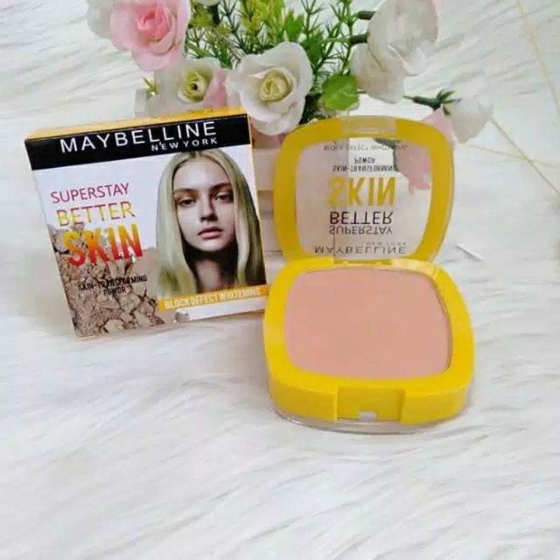 [ PERLUSIN ] BEDAK MAYBELLINE 2IN1 / MYBELLINE POWDER CAKE