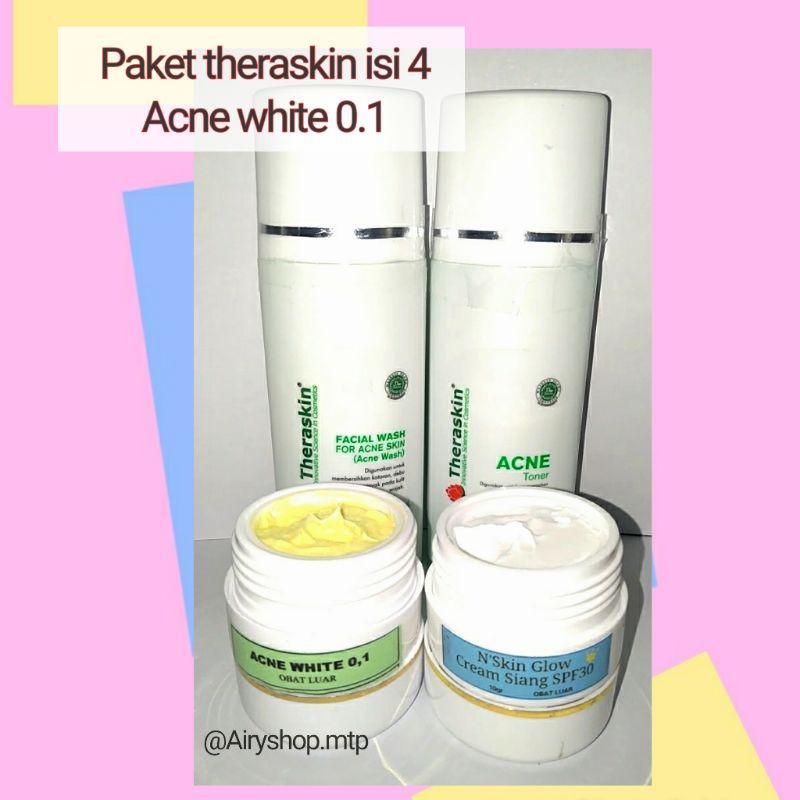 pkt theraskin cream Acne white