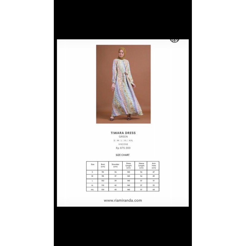 Ria Miranda Tiwara Dress