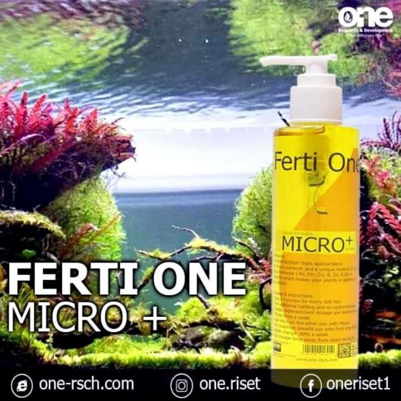 Pupuk Aquascape Ferti One Cair Ferti One Macro Micro Ferti K 250 ml