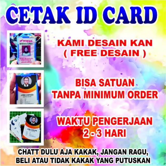 

Cetak ID CARD / CUSTOM ID CARD