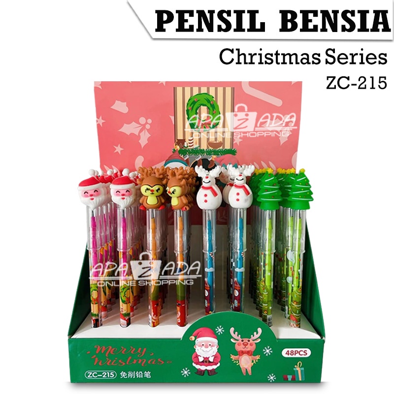 

Apazada - (4pc) Pensil Lantu Christmas Series / Lantu Bensia / Pensil Cabut Lucu / Pensil