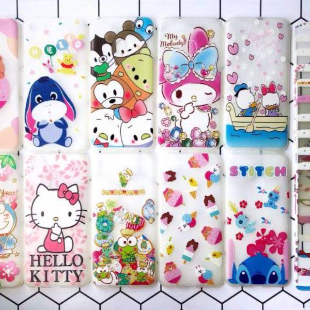 OPPO F5 CASE 360 KARAKTER HAPPY MORI SOFT CASE CASING KARTUN FREE TEMPERED GLASS OPPO F5 YOUTH PLUS