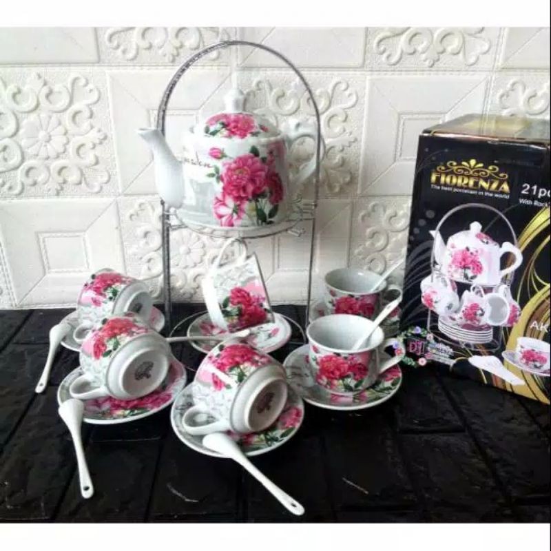 Tea Set FIORENZA free sendok