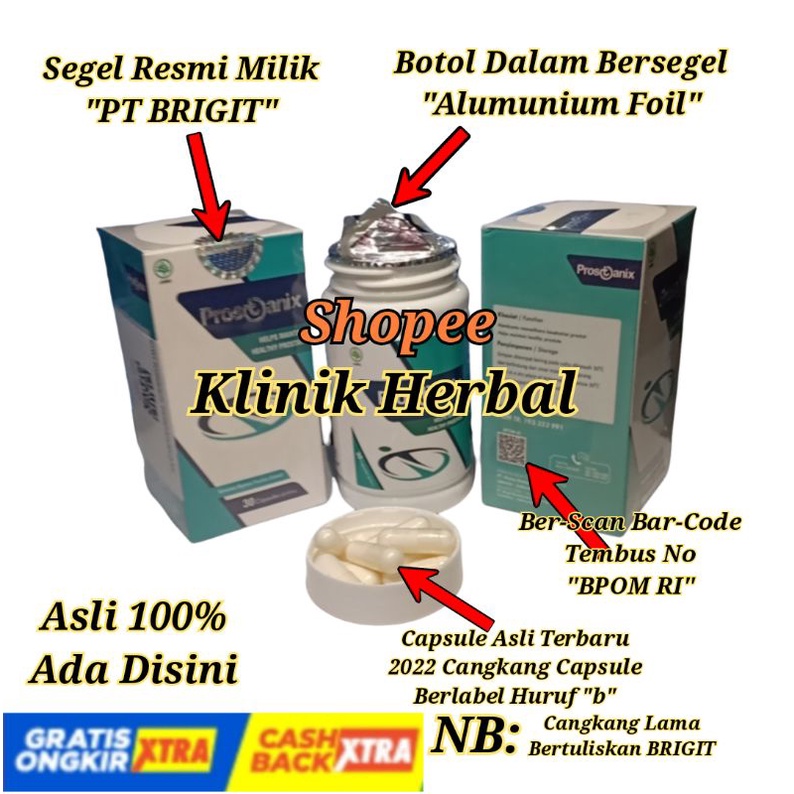 PROSTANIX Asli Obat Prostanix Original Berkualitas lulus UJi Badan POM RI