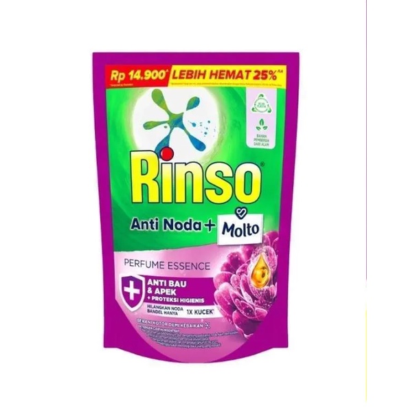 Rinso Molto Perfume Essen Liquid 510mL - Deterjen Parfum, Detergen Liquid