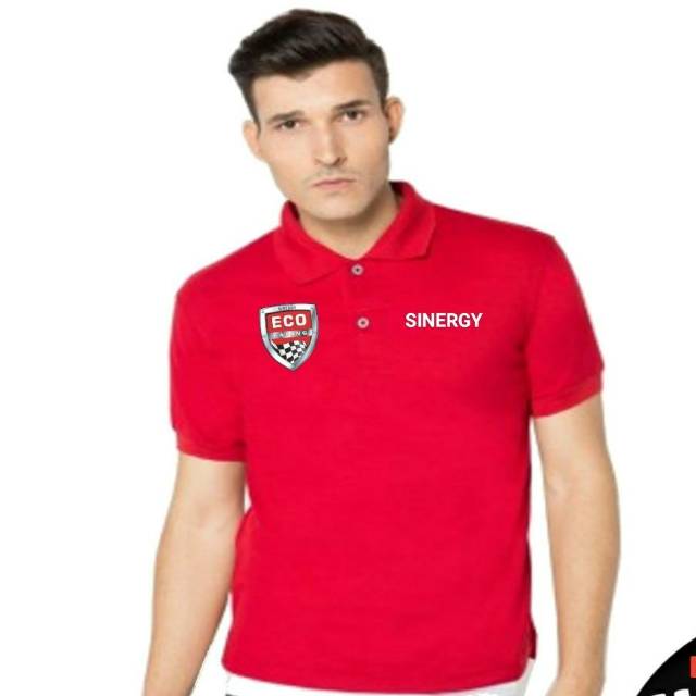 Kaos Polo Eco Racing Baju eco racing kemeja eco racing topi eco racing