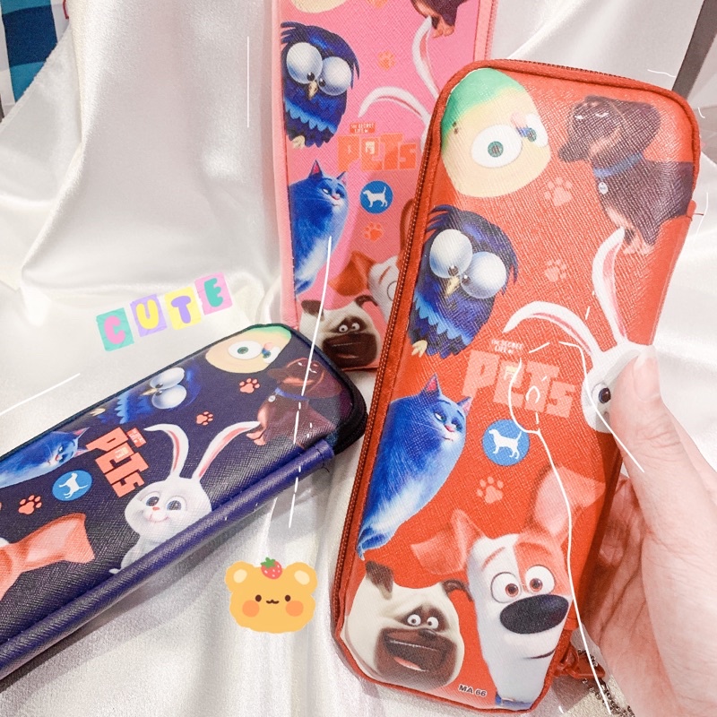 

KOTAK PENSIL PETS, KOTAK PENSIL LUCU, TEPAK PENSIL SEKOLAH
