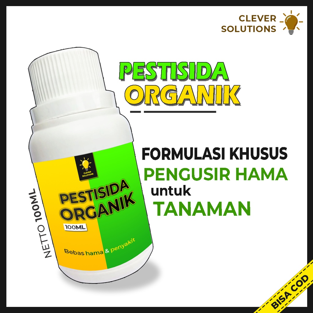 Pestisida Nabati Organik Alami Pembasmi Hama Tanaman Hias Siap Pakai Pencegah Hama dan Jamur 100ML