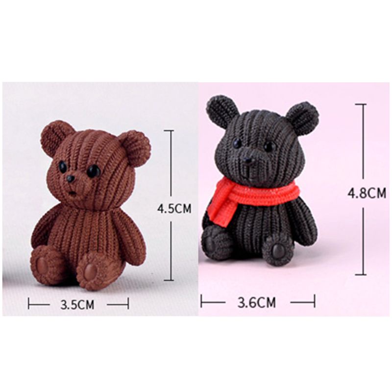 Mary Cute Bear Easter Plastik Kerajinan Novelty Hias Aksesoris Untuk Perlengkapan Kreatif Anak Menghilangkan Boredom Miniatur