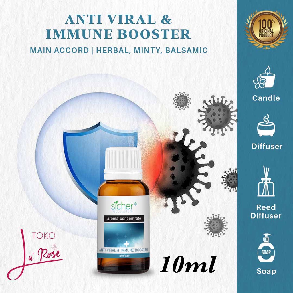 Immune Booster Anti Viral Aromatherapy Sicher Essential Oil Pewangi Ruangan Aromaterapi Diffuser Humidifier 10ml