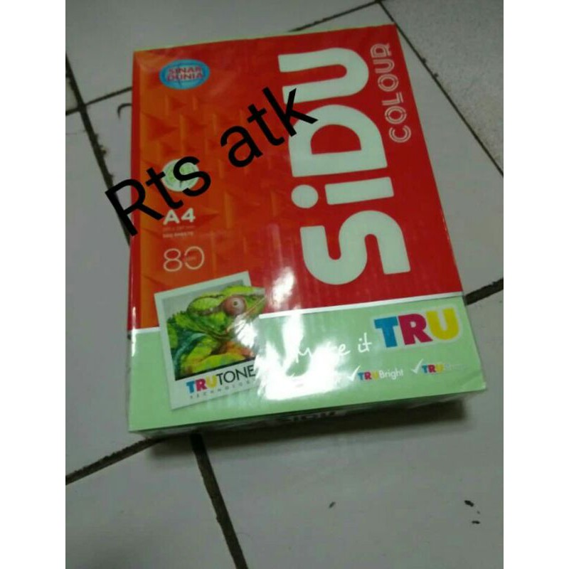 

Kertas warna sidu A4 80 grm IT 190 GREEN
