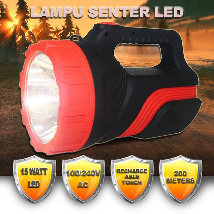 Diskon  EELIC LAS-MC8815 Lampu Senter 15 Watt LED Hemat Energi Cahaya putih Berkualitas