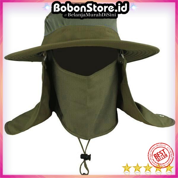 Topi Gunung dengan Sarung Wajah