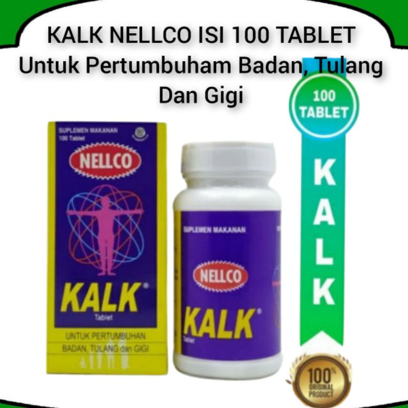 KALK NELCO 100 PERTUMBUHAN GIGI TULANG BADAN